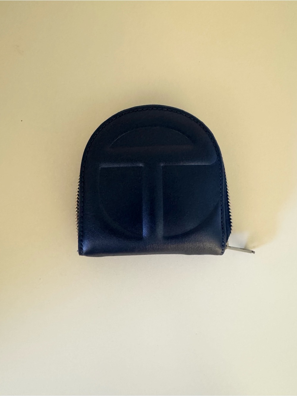 Telfar Cobalt Blue Leather Wallet